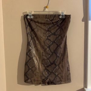 Snake Print One Piece